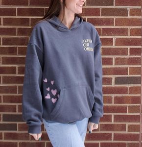 Proveedor Exportador de Sudaderas con Capucha de Forro Polar Largo, Bordadas, Estilo Preppy, Transpirables, para Otoño e Invierno, Talla Grande, Estilo Y2K, para Adolescentes - Product Image 5