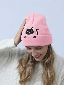 Gorro de Invierno Personalizado con Diseño de Bordado de Marca Privada, Gorro de Punto con Vuelta, Venta al por Mayor para Marcas - Product Image 3