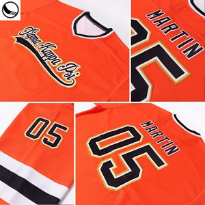 เสื้อกีฬาฮอกกี้น้ำแข็งผ้าโพลีเอสเตอร์100% ระบายอากาศได้ดีเสื้อกีฬาฮอกกี้น้ำแข็งสำหรับเยาวชนอุตสาหกรรม - Product Image 5