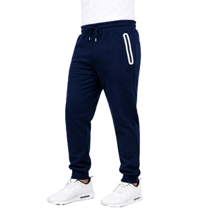 Pantalones Deportivos Galaxy Harvic para Hombre, Cintura Elástica, Forro Polar, Invierno, Peso Medio, Cierre de Cremallera, Bolsillos Laterales, 80% Forro Polar - Product Image 2