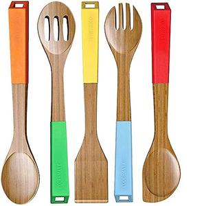 Cuchara de resina de madera de la mejor calidad con acabado de espejo pulido para uso de ensaladas en fiestas de restaurantes en casa - Product Image 2