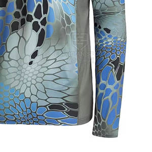 Servicio OEM, Último Diseño, UPF 50, Transpirable, Secado Rápido, Camisetas de Pesca de Alta Calidad, Impresión por Sublimación Personalizada - Product Image 6