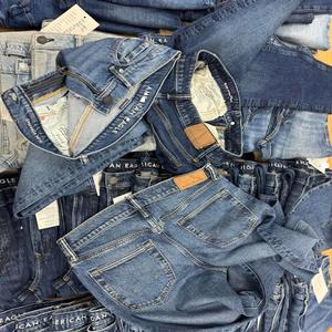 Lot de vêtements du Bangladesh en gros pour hommes, femmes, garçons et filles – Denim décontracté uni à boutons pour l'été, l'automne et l'hiver – 100 % denim - Product Image 2