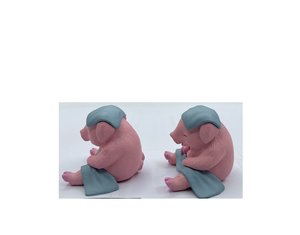 Juego de juguetes de animales con abalorio en miniatura, 5 artículos, materiales plásticos de varios colores, origen al por mayor de Vietnam, juguetes para niños, compra a granel - Product Image 4