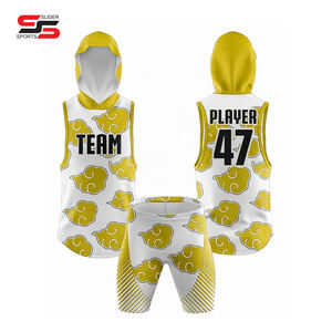 Uniformes 7on7 Drapeau Uniforme de football à bas prix Numéros de nom d'équipe personnalisés Vêtements d'équipe Maillot de football 7V7 fabriqué au Pakistan - Product Image 1