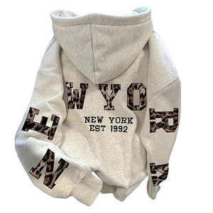 Sudadera con Capucha Casual para Mujer, Invierno 2025/2026, Tela Personalizada, Transpirable, Secado Rápido, Antiencogimiento, Mangas Largas, Bolsillos, Alta Calidad - Product Image 1