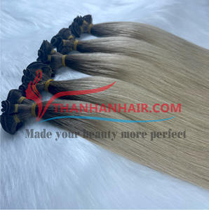 Qualité supérieure!! Extensions de cheveux vietnamiennes à la main Extensions de cheveux à la main 100% cheveux humains bruts - Product Image 4