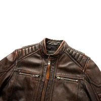 Veste en cuir fabriquée en usine, veste de moto en cuir véritable de haute qualité pour hommes, automne, qualité professionnelle, écologique, personnalisée