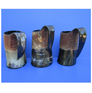 Nouvelle arrivée Tasse en corne de buffle blanche Corne naturelle Tasse à café écologique avec base en bois - Product Image 6