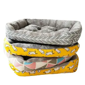 Fabrikanten Hond Bed Pp Katoen/Polyester Verwijderbare Cover Traagschuim Hond Slaapbank Groothandel