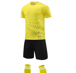 Uniforme de Fútbol Unisex para Adultos de Alta Calidad, Ecológico y Ligero, de Algodón/Poliéster, Manga Corta, Impresión por Sublimación, Secado Rápido - Product Image 3