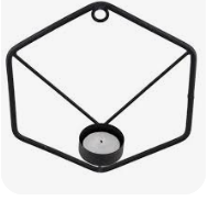 Set of 2 Wall Mounted <b>Tea</b>-Light <b>Candle</b> Holders for Christmas Decorations Rayan International Model AR-226 - Product Image 3