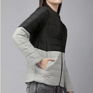 Fabrication personnaliser pour l'extérieur col bouffant conceptions d'automne de grande taille vente à chaud produit classique broderie veste pour femmes - Product Image 2