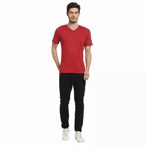 T-shirts pour hommes à prix avantageux, manches courtes, vêtements d'été, coton et fibre de bambou, respirant, style streetwear, rose, grande taille - Product Image 5