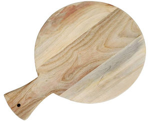 Planche à découper en bois arrondie pour la cuisine - Product Image 4