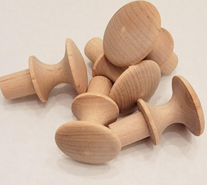 Decorative Wood <b>Pull</b> Cord Knobs (Sanded/Raw) - Product Image 6