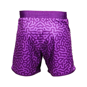 Short d'haltérophilie en polyester personnalisé pour enfants hommes femmes Vintage Sublimation Printing Eco-Friendly MMA Wrestling Latest BRIGHT - Product Image 3