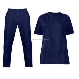 Uniformes de médecin Offre Spéciale gommages d'infirmières médicales uniformes ensembles de gommage de clinique hauts à manches courtes pantalons uniforme infirmière - Product Image 2