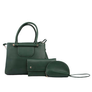 Sac à main pour femme 3 pièces - Vert - Product Image 3