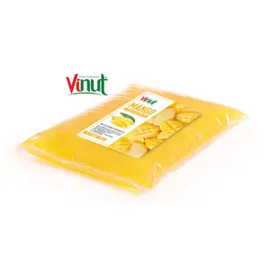 Bolsa de 10kg de zumo de Mango concentrado VINUT, distribuidor vietnamita de exportación