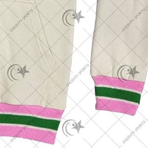 Custom <b>half</b> <b>zip</b> from hood New Style Unisex casual Pullover Hoodie with Front Pocket chenille Winter hoodie for Men and <b>Women</b> - Product Image 4