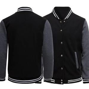 <b>Black</b> Gray White Solid Color Jacket Loose Oversize S-5XL Clothes Men <b>Women</b> Baseball Uniform Street <b>Coat</b> Warm Fleece Soft Jackets - Product Image 2