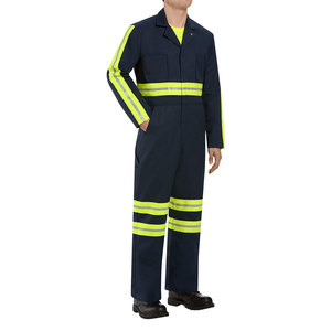 Overol de Poliéster de Alta Visibilidad y Calidad, Traje de Trabajo de Seguridad Reflectante para la Construcción Industrial para Hombre - Product Image 1