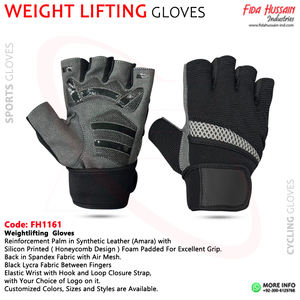 Custom Half <b>Finger</b> Sports Breathable Gloves Gym Fitness Training Workout Weight Lifting Gloves for Men Women Guantes Deportivos - Product Image 6