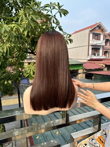 วิกผมบ๊อบแบบมีลูกไม้ด้านหน้า HD ผมปลอม100% ผมมนุษย์วิกผมลูกไม้ธรรมชาติความละเอียดระดับเวียดนาม - Product Image 2