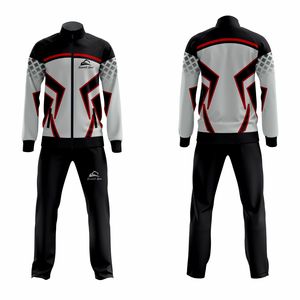 100% survêtement de sport personnalisé en polyester pour hommes en gros avec sublimation et coutures - Product Image 6