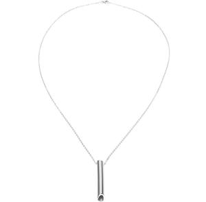 Stainless Steel Whistle Breathing Necklace Pendant Jewelry Wholesale Personalized Stress Relief Titanium Steel Necklaces - Product Image 1
