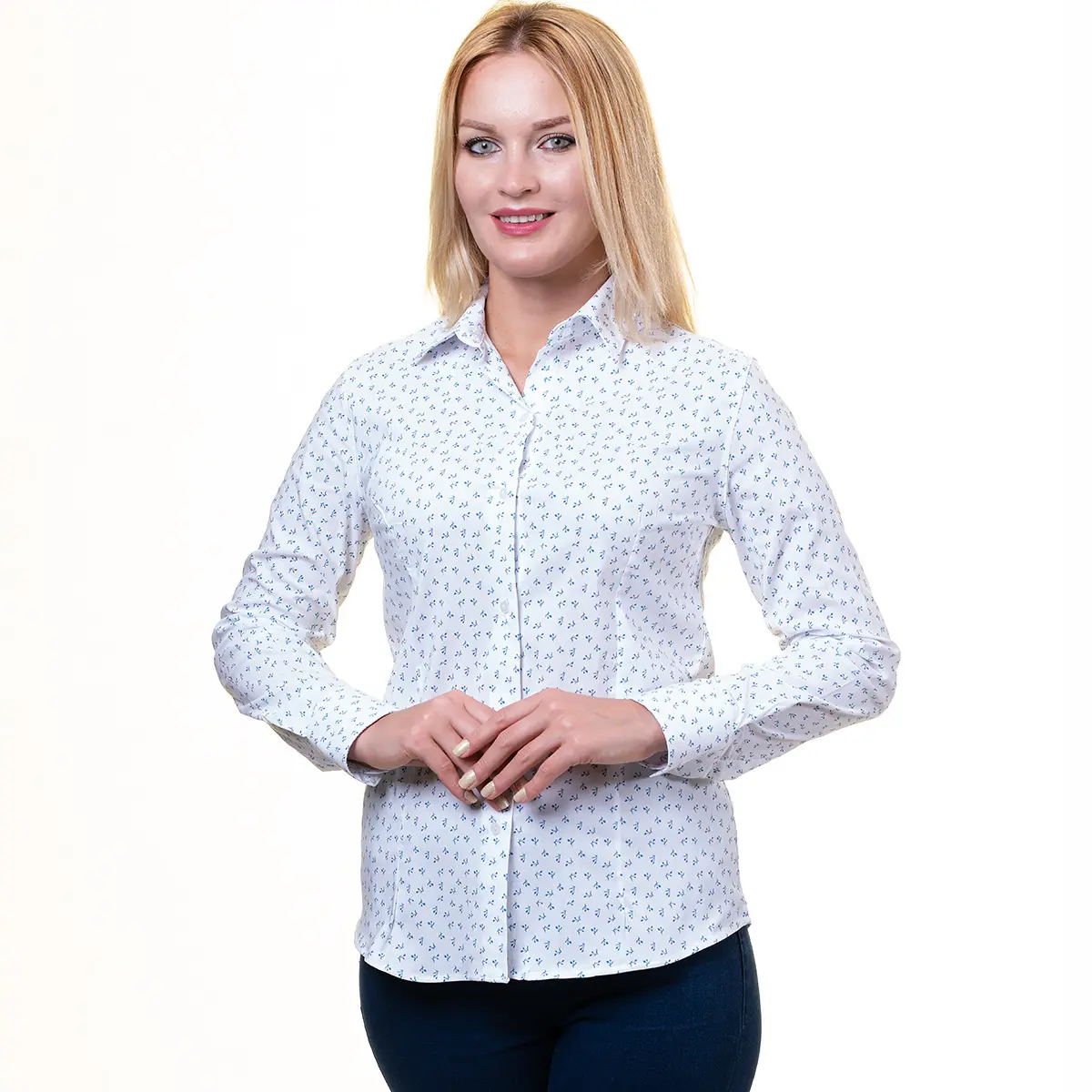 Spring Autumn Long Sleeve Shirts Tops Fashion printing ladies shirts Women's Blouses Shirt fashion made in turkey