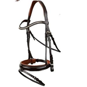 สายบังเหียนหนังหุ้มบุนุ่มอเนกประสงค์ สีน้ำตาลอ่อน - Product Image 5