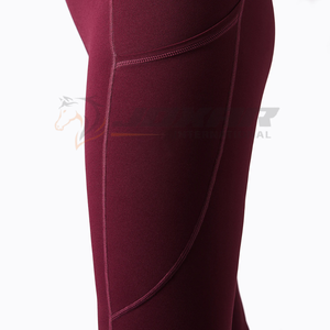 Jodhpurs d'équitation durables conçus avec une ceinture souple en tissu souple, des coutures renforcées et une prise confortable pour des performances de conduite - Product Image 5
