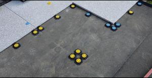 เรโนพลาสต์ ®   แผ่นรองพื้นระเบียง SMART Terrace Pads, ขายึดพลาสติกปรับระดับได้อเนกประสงค์สำหรับพื้นยก, ระเบียง, ลานบ้าน, ฐานรองยกพื้น - Product Image 3