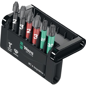Wera <b>Bit</b> Assortment 6-Piece PH/PZD/T Impactor <b>Bit</b>-Check 1 <b>Screwdriver</b> Product Category - Product Image 1