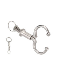 Anneau nasal pour bovins et chiens, 3 pouces, en acier inoxydable, avec vis de fixation, instrument vétérinaire réglable et réutilisable, outil agricole Regal Three
