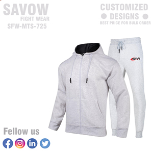 Chándales de equipo personalizados de alta calidad, venta al por mayor, ropa deportiva informal ajustada de poliéster, traje atlético de entrenamiento para correr de dos piezas - Product Image 2