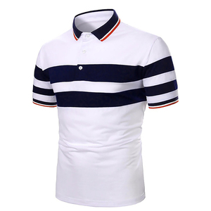 Polo 100% coton de haute qualité 12 couleurs impression personnalisée broderie Oem Logo uni blanc hommes Polo t-shirt - Product Image 3