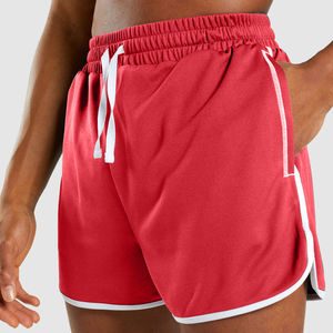 Shorts pour hommes Vente en gros Personnalisé Séchage rapide Respirant Confortable Solide Taille élastique Poches taille moyenne Gym Running - Product Image 3