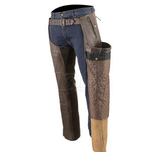 Best Quality Equestrian Product <b>Half</b> <b>Chaps</b> Genuine Leather Horse Ridding <b>Chap</b> Made in Pakistan - Product Image 5