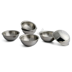 Ensemble de bols de service au curry en acier inoxydable de haute qualité de 6 pièces Plats de service au curry résistants à la rouille - Product Image 2