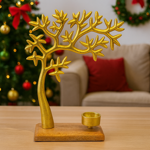 Bougeoir scintillant brillant pour la décoration de Noël Décoration de la maison Décoration de bureau et célébrations festives de vacances - Product Image 3