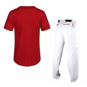 Uniformes unisex transpirables de poliéster de alta calidad para equipos de béisbol y sóftbol personalizados de talla grande de gama alta OEM ODM al por mayor para jóvenes - Product Image 2