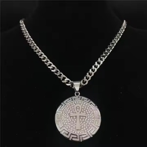 Personalizado VVS Moissanite corte medallón colgante de lujo joyería fina diamante atractivo rodio chapado en oro Hip Hop amantes regalo - Product Image 3
