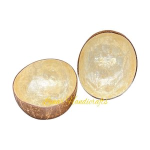 Cuencos de cáscara de coco lacados ecológicos para una experiencia gastronómica de primera calidad Amigable con la exportación a granel - Product Image 1