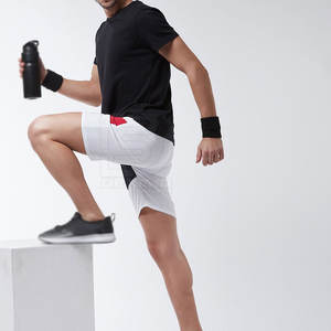 Pantalones cortos de gimnasio para hombre hechos en Pakistán Pantalones cortos de gimnasio para hombre hechos de algodón de último diseño para tamaño adulto - Product Image 6