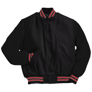 Chaqueta de Béisbol Personalizada al por Mayor de Fábrica, Chaqueta de Lona con Capucha para Invierno, Transpirable para Hombre - Product Image 2