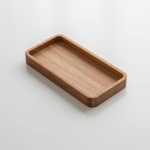 Bandeja de Servicio de Madera Clásica Hecha a Mano de Lujo, de un Solo Nivel, para Vajilla, Estilo Artístico para Configuraciones de Comedor Elegante, Artesanía en Madera - Product Image 5