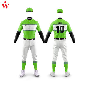 Ropa deportiva unisex ligera y transpirable con nuevo diseño, uniforme de béisbol con impresión de logotipo personalizado, el mejor conjunto - Product Image 3